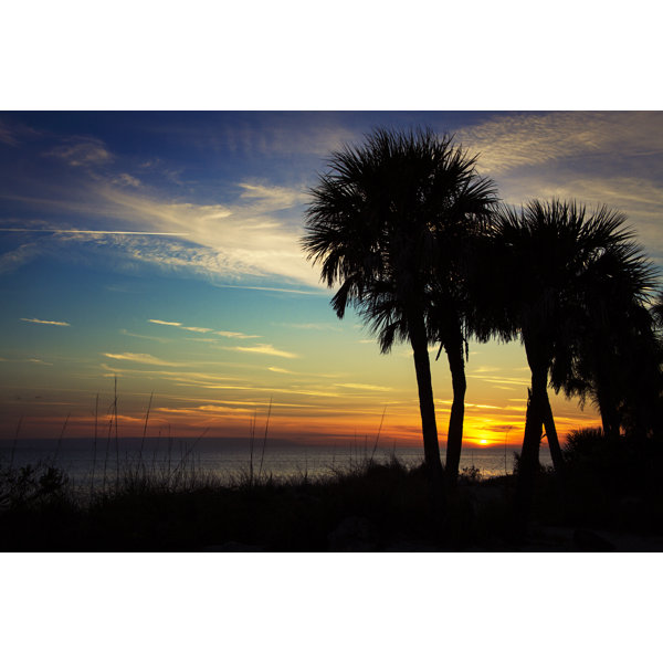 Bay Isle Home Florida Sunset by Wrapped Canvas Photograph Wayfair